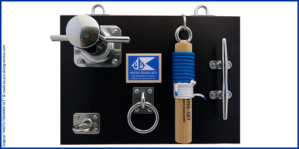 Knoten üben, Knoten Übung Set, Knotenmacher, Knotengerät