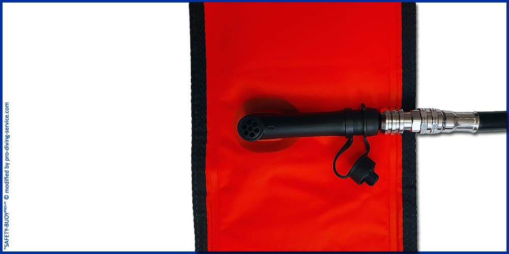 Signalboje, Safety Bouy, SMB, Taucherboje, Signalschlauch, Strömungsboje, Signalschlauch, Dekoboje