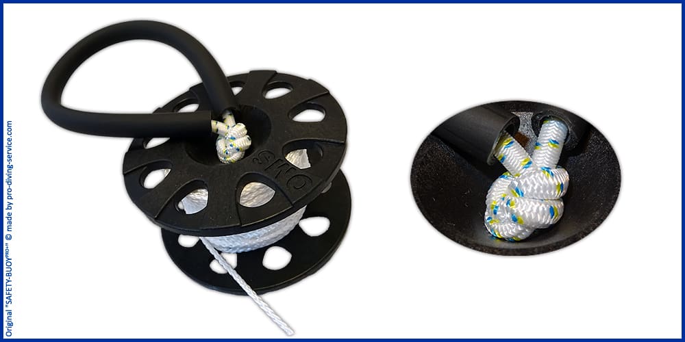 Signalboje, Safety Bouy, SMB, Taucherboje, Signalschlauch, Strömungsboje, Signalschlauch, Dekoboje