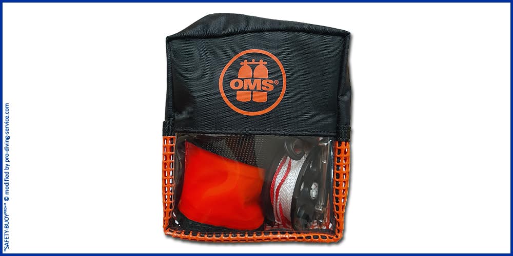 Signalboje, Safety Bouy, SMB, Taucherboje, Signalschlauch, Strömungsboje, Signalschlauch, Dekoboje