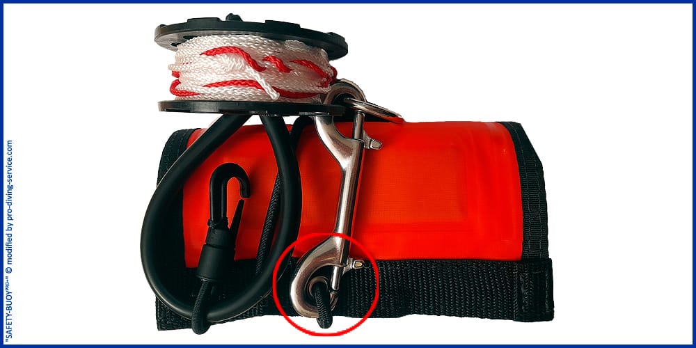 OMS Safety Set 6.0, Signalboje, Safety Bouy, SMB, DSMB, Taucherboje, Signalschlauch, Strömungsboje, Dekoboje, Spool, Bojen Set